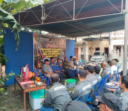 Tingkatkan Kesiapsiagaan Warga, Babinsa Ngestiharjo Hadiri Pelatihan Penanggulangan Kebakaran