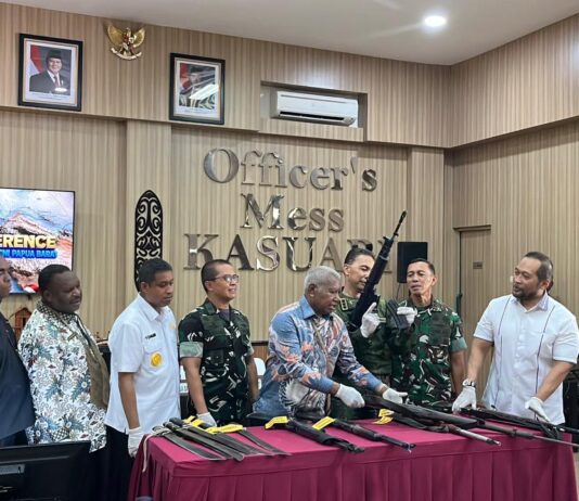 Yonif 410/Alugoro berhasil merebut hati 37 OPM kembali ke NKRI