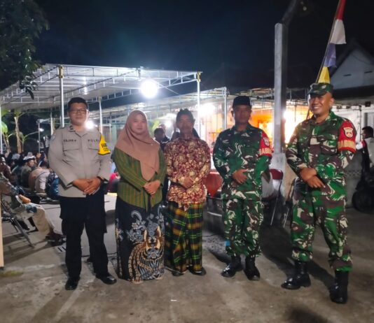 Babinsa Patalan Dukung Gelar Budaya Merti Dusun, Wayang Kulit Satukan Warga