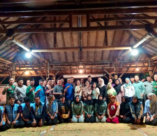 Semangat Kolaborasi, Babinsa Gilangharjo Kawal Penilaian Desa Wisata Dewi Kajii