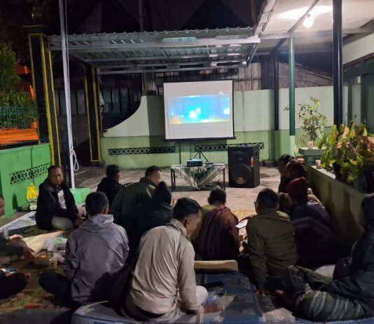 Satu Layar, Satu Semangat: Koramil Jajaran Kodim 0729/Bantul Nobar Semifinal Piala Dunia 2026