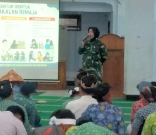Danramil 01/Bantul Bekali Siswa SMA Muhiba Cegah Kenakalan Remaja Lewat MPLS