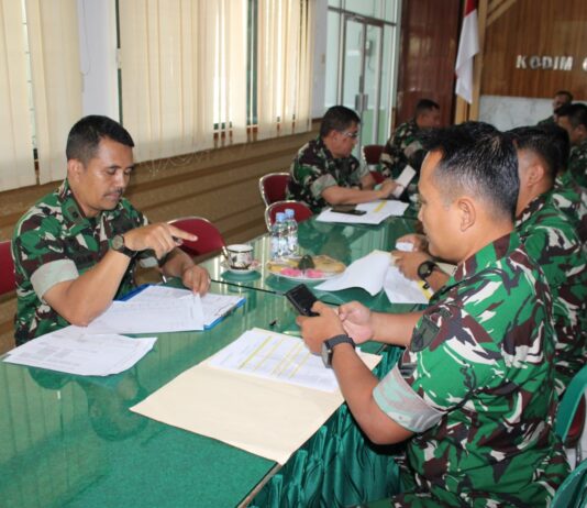Tim Verifikasi Mabesad Laksanakan Verifikasi Pembentukan Kodam XXVI/Mataram di Kodim 0729/Bantul