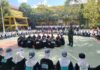 Danramil Sewon Tanamkan Disiplin dan Semangat Kebangsaan kepada Siswa Baru SMKN 1 Sewon