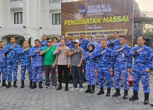Hari Bakti TNI AU ke-79, Lanud Adi Soemarmo Gandeng Setukpa dan Wingdik 400 Gelar Pengobatan Gratis untuk Ratusan Warga