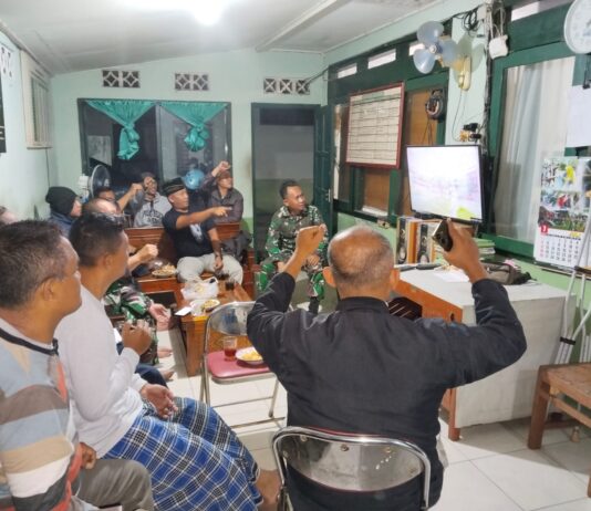 Kodim 0729/Bantul Bersama Koramil Jajaran Nobar Piala Dunia 2026 dengan Masyarakat
