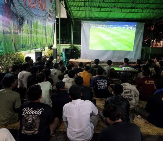 Kodim 0729/Bantul Gelar Nobar Perempat Final Piala Dunia 2026, Inggris Taklukkan Norwegia