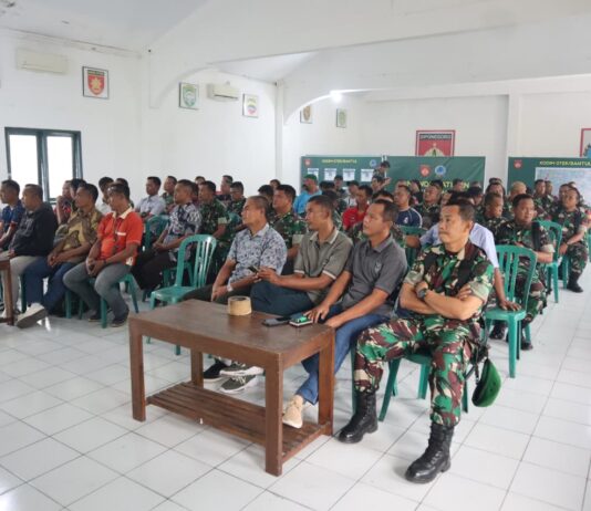 Nobar Argentina vs Swiss, Kodim 0729/Bantul Bersama Masyarakat Pererat Kebersamaan