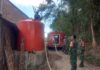 Babinsa Selopamioro Dampingi Distribusi Air Bersih, Bantu Warga Hadapi Musim Kemarau