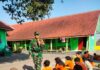 Babinsa Srimulyo Latih PBB Tim Tonti SDN Kabregakan Jelang Lomba Tingkat Kapanewon